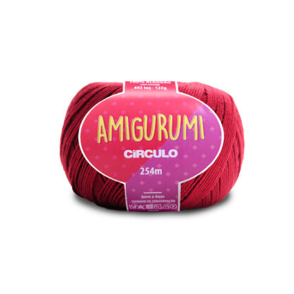 Z- FIO LINHA AMIGURUMI CÍRCULO 254m COR 7136 MARSALA