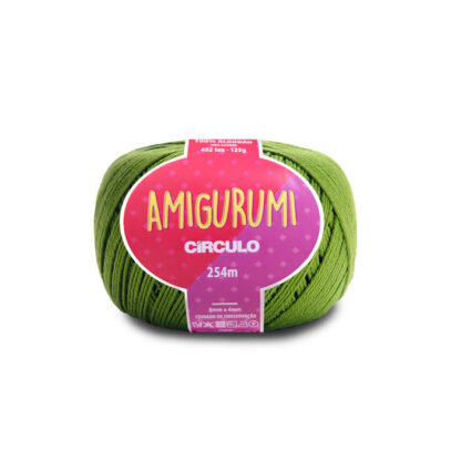 Z- FIO LINHA AMIGURUMI CÍRCULO 254m COR 5203 GREENERY